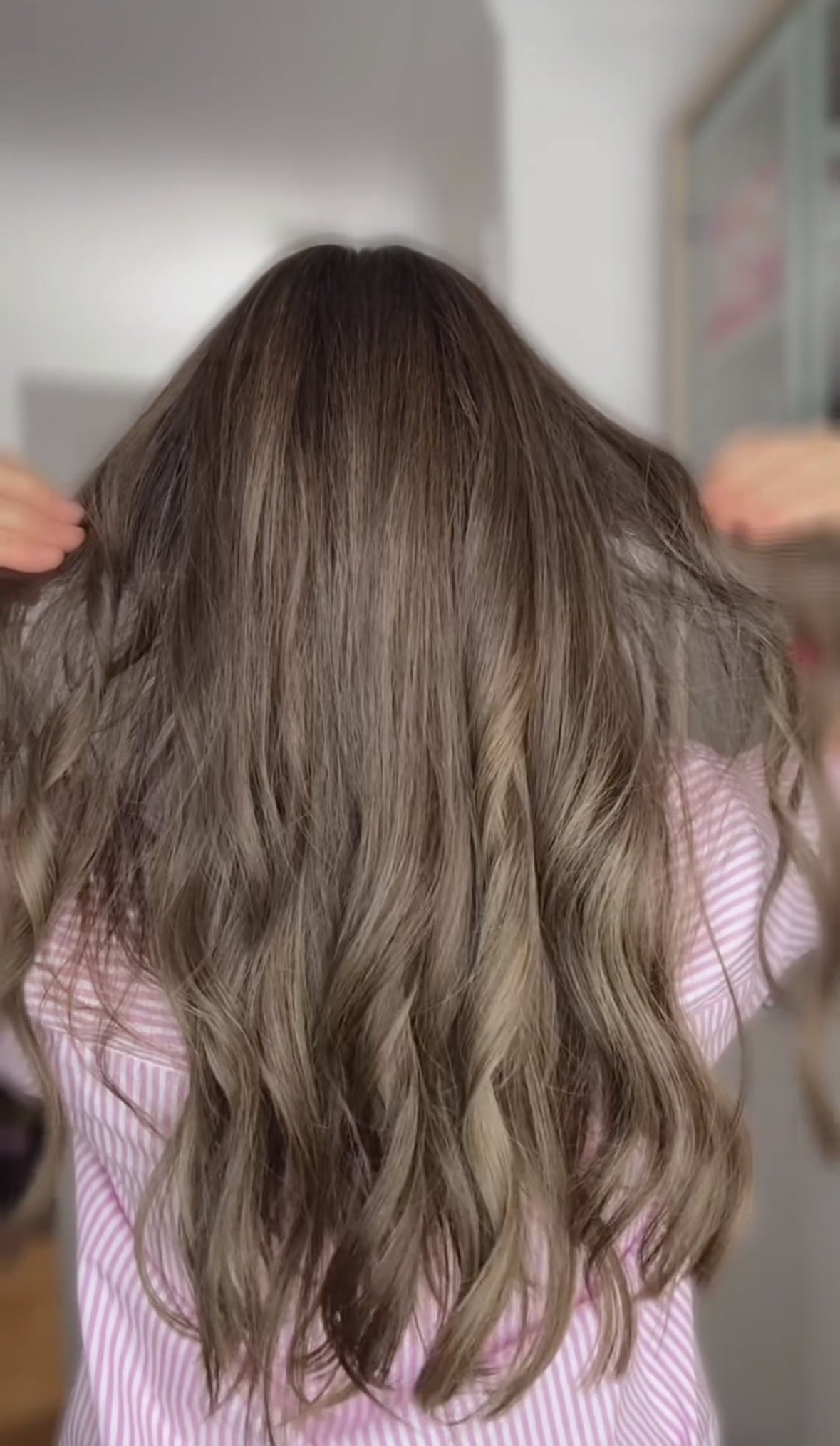 FEATHERLITE ASHY BALAYAGE TOPPER WITH LAYERS