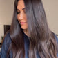DARKEST BROWN/SOFT BLACK VIRGIN HAIR TOPPER
