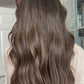 LIGHT BROWN TOPPER WITH SOFT SUBTLE CARAMEL BALAYAGE