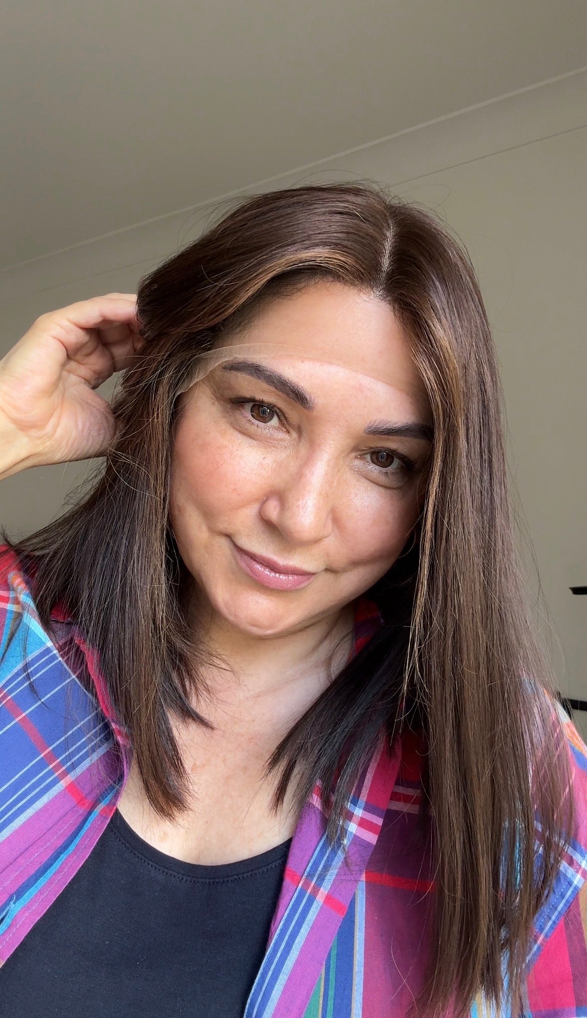Medium Brown Lace Top Wig