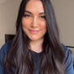 DARKEST BROWN/SOFT BLACK VIRGIN HAIR TOPPER