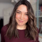MEDIUM TO DARK BROWN ASHY BALAYAGE TOPPER