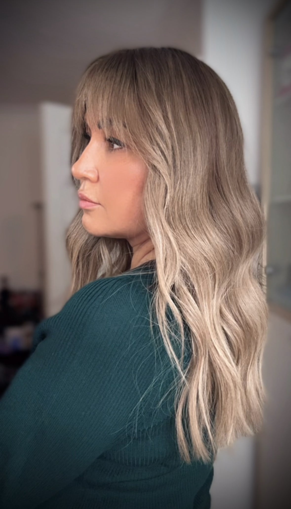 FEATHERLITE ASHY BLONDE BALAYAGE TOPPER