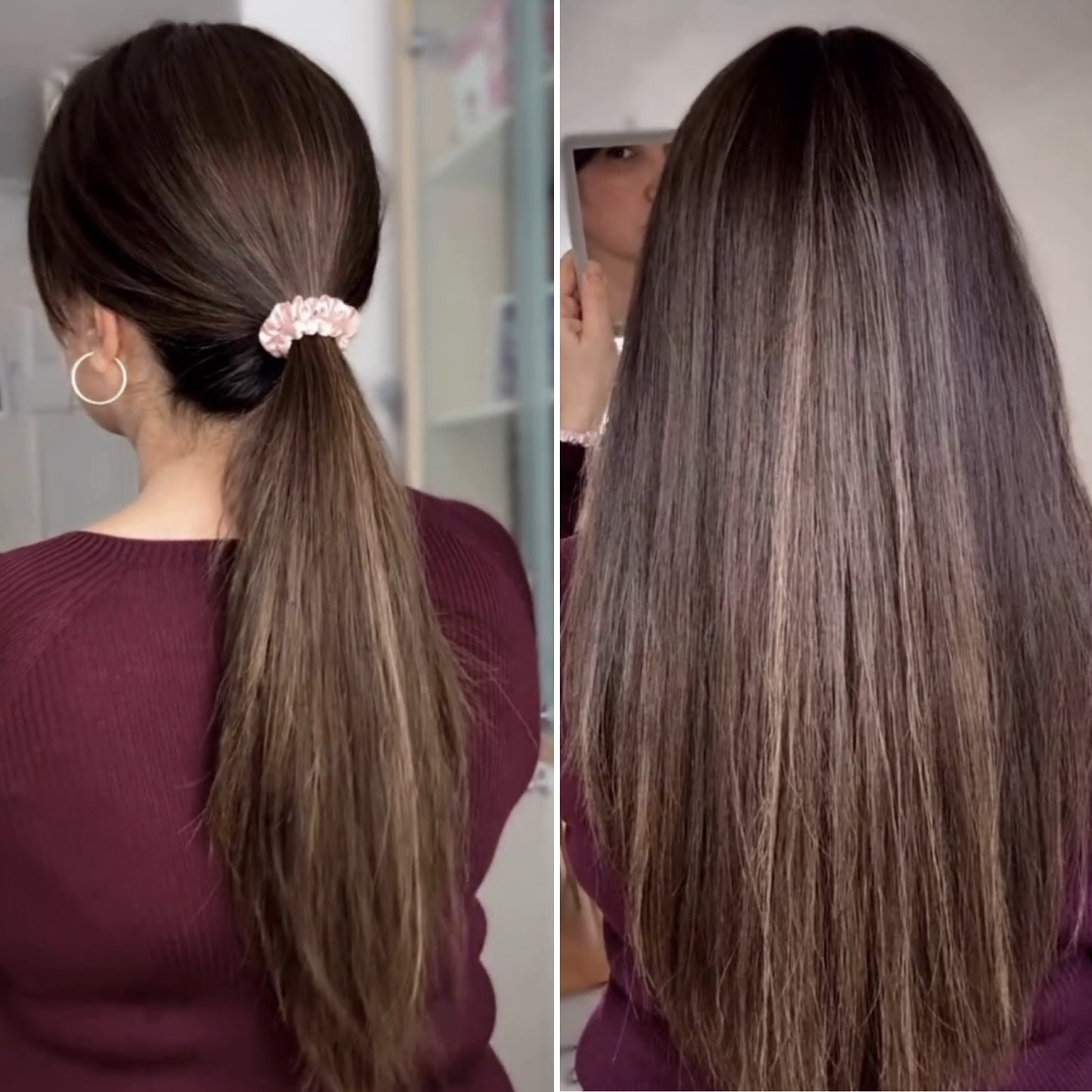 LIGHT BROWN BALAYAGE TOPPER