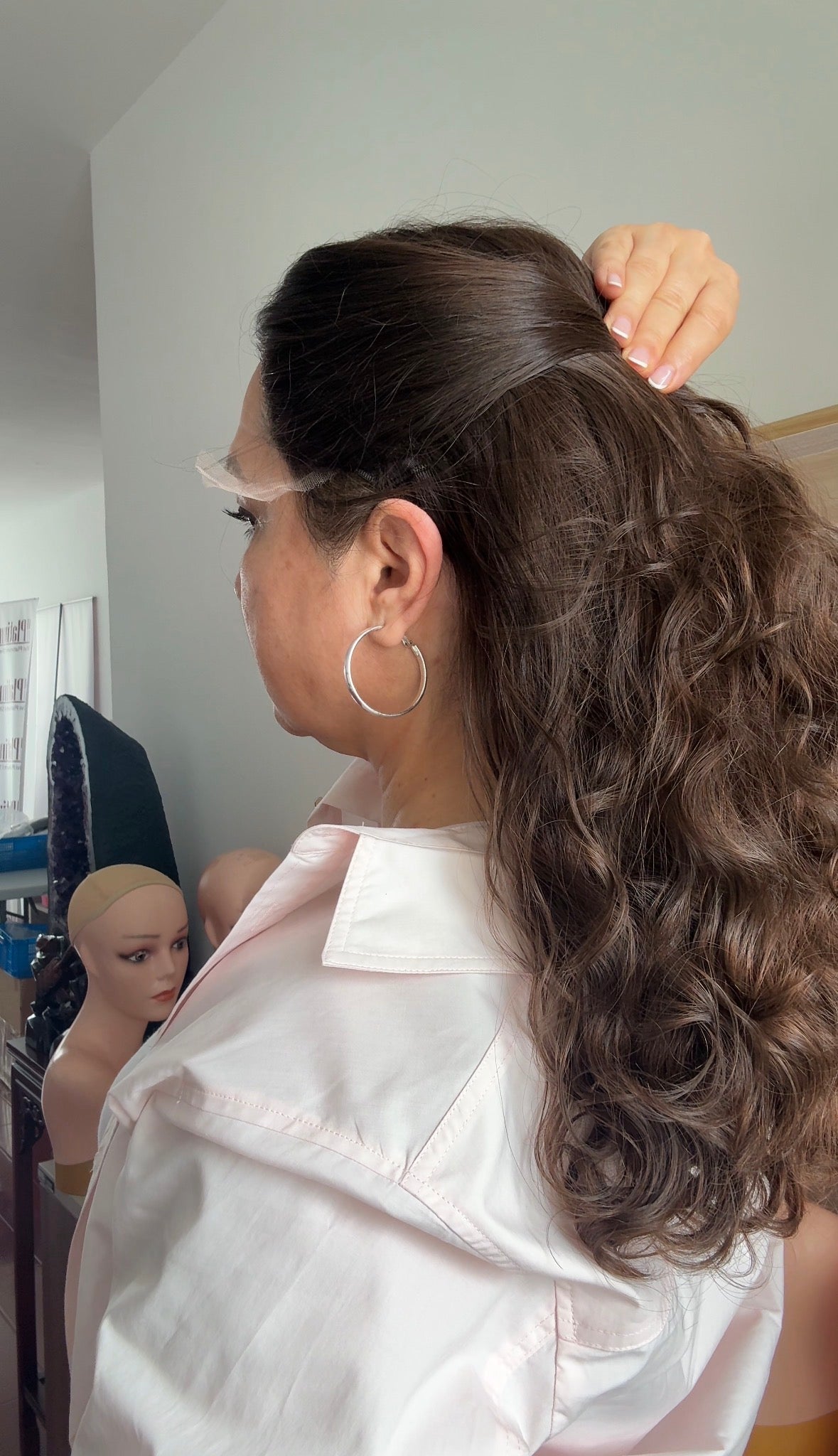RUSSIAN/SLAVIC VIRGIN HAIR NATURAL CURLY WIG