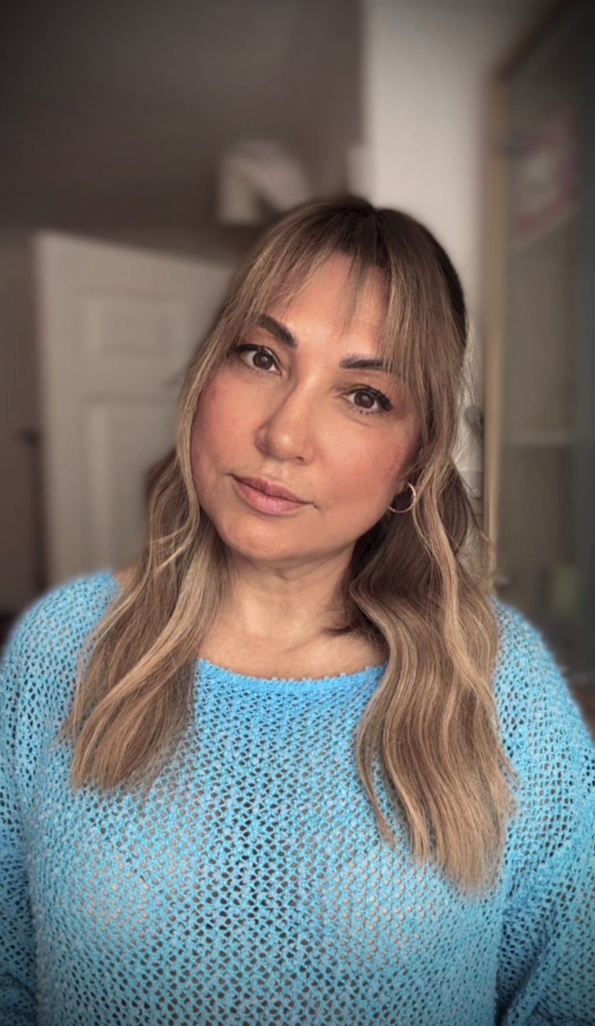 FEATHERLITE ASHY BLONDE BALAYAGE TOPPER