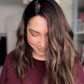 MEDIUM TO DARK BROWN ASHY BALAYAGE TOPPER
