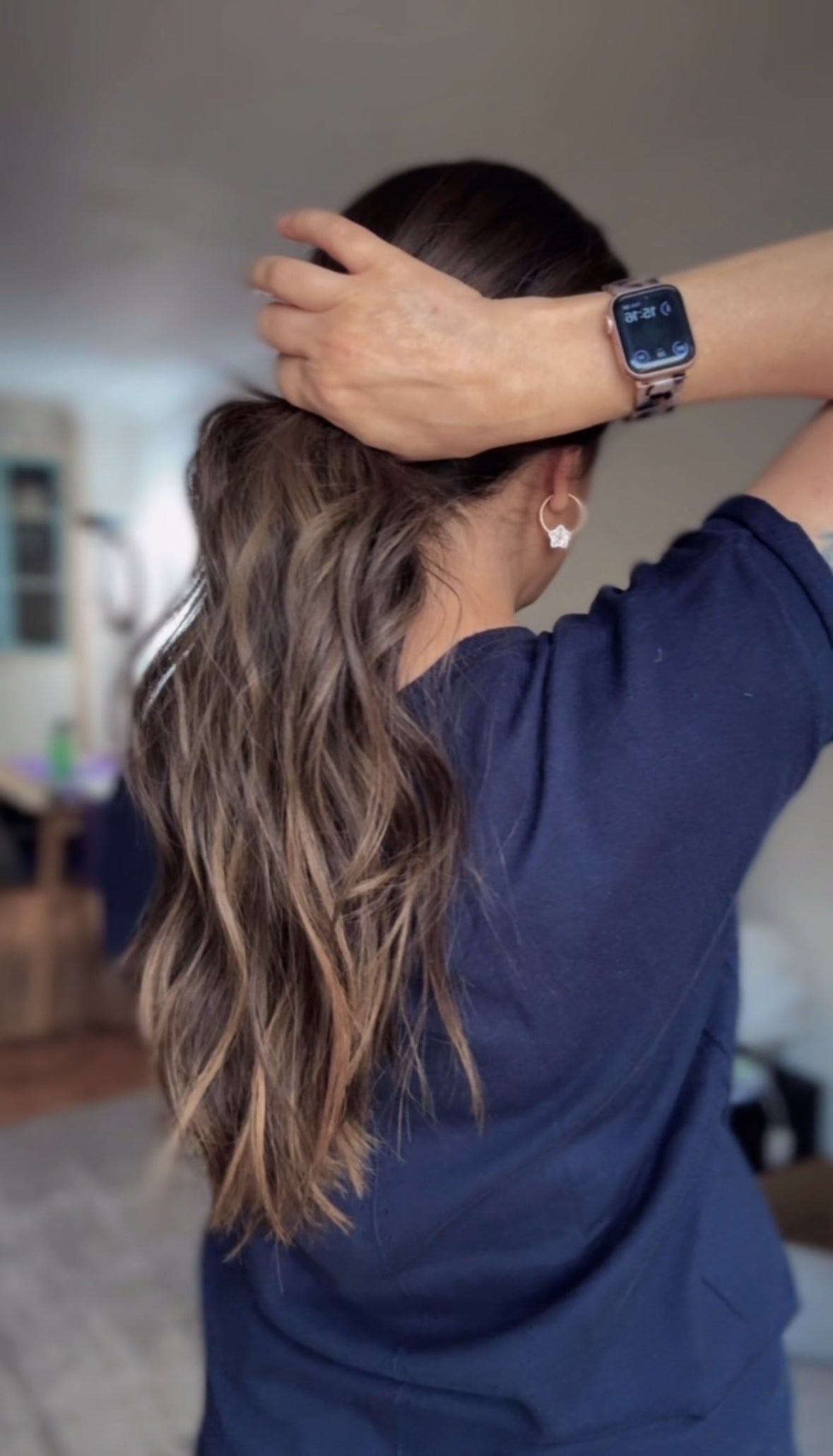 FEATHERLITE ASHY RIBBON BALAYAGE TOPPER