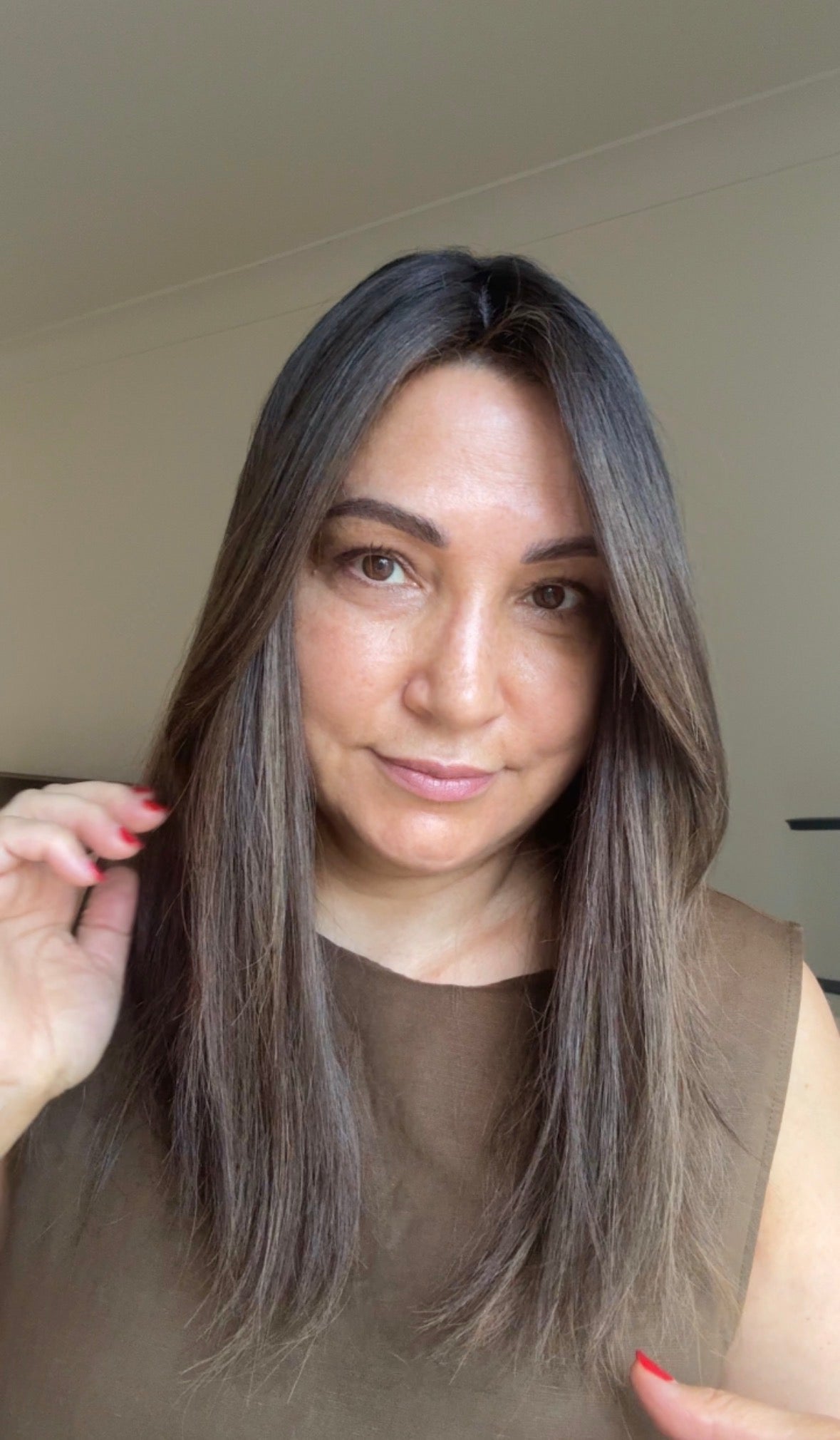 ASHY BALAYAGE SILK TOPPER/HIGHER DENSITY