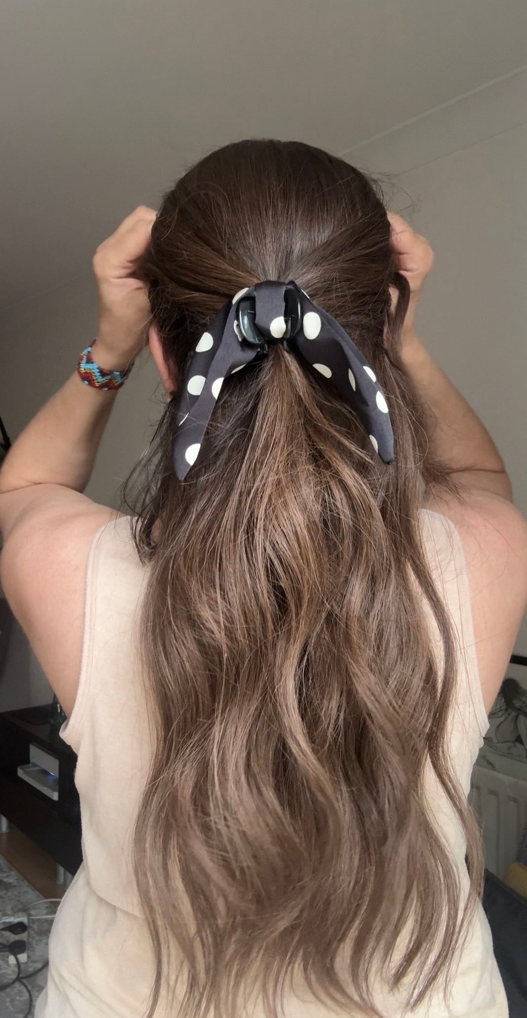 LIGHT BROWN TOPPER WITH SOFT SUBTLE CARAMEL BALAYAGE