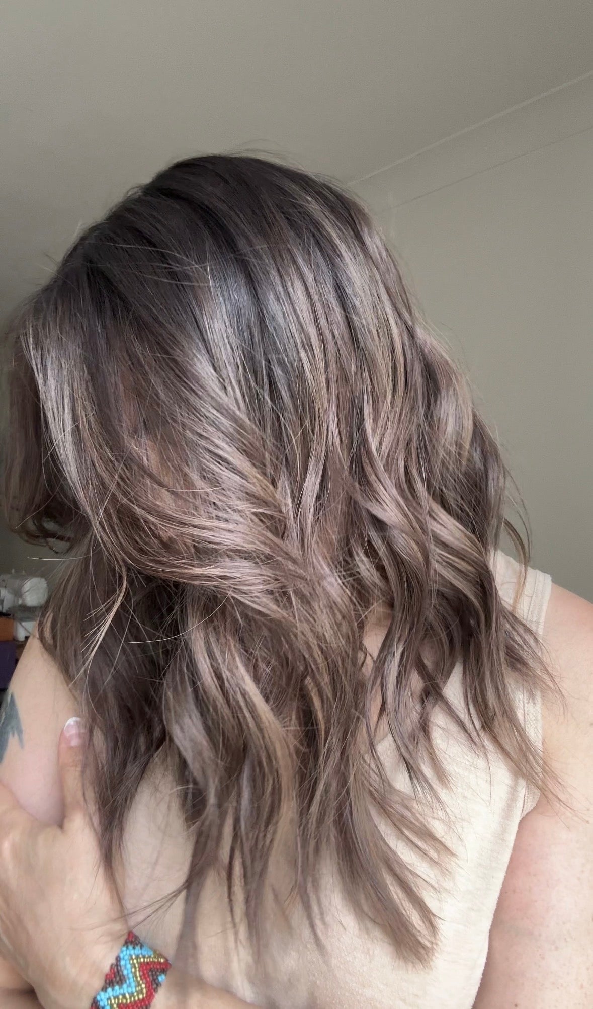 ASHY BALAYAGE SILK TOPPER/HIGHER DENSITY