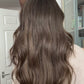 LIGHT BROWN TOPPER WITH SOFT SUBTLE CARAMEL BALAYAGE