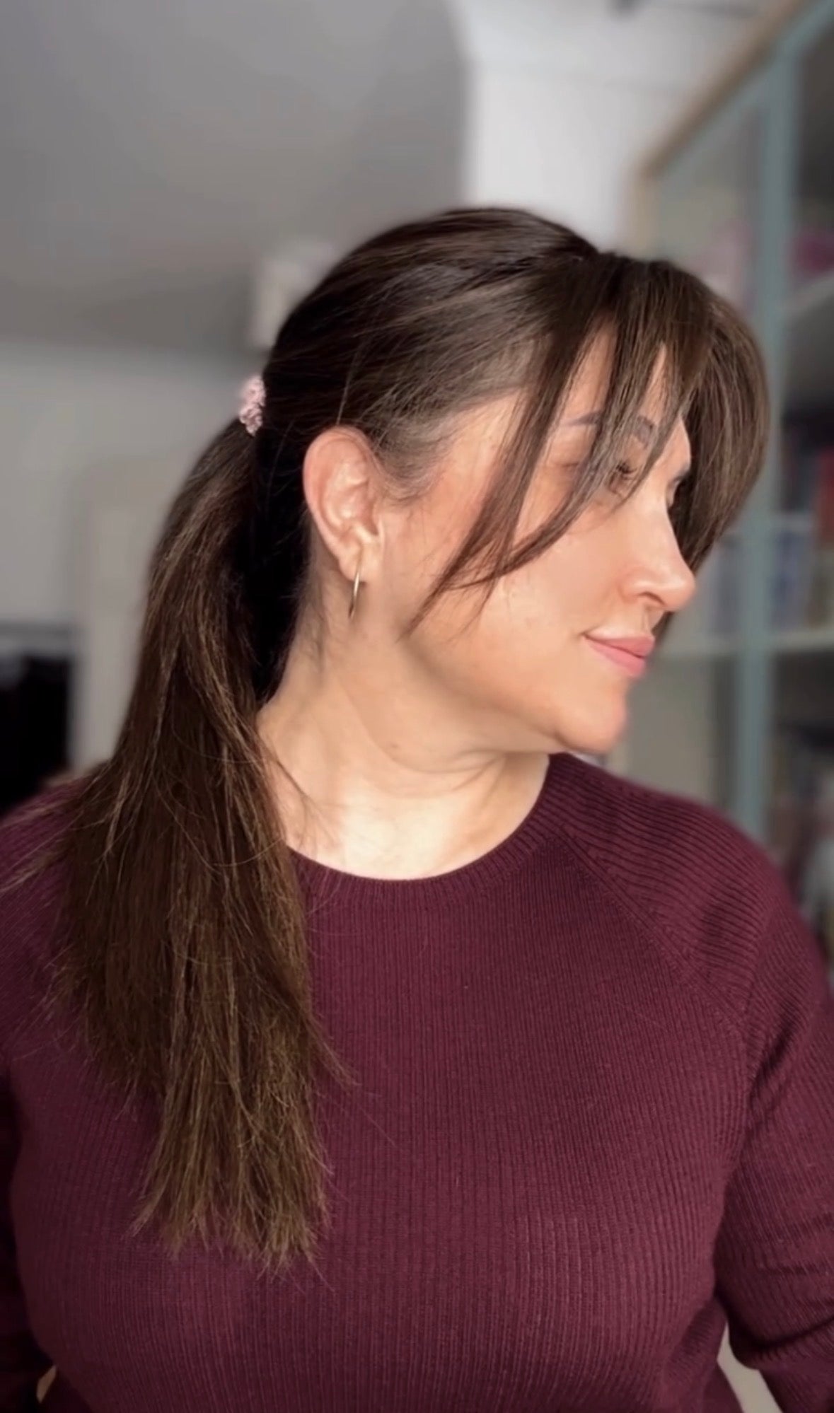LIGHT BROWN BALAYAGE TOPPER