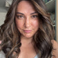 DARK BROWN/SOFT BLACK VIRGIN TOPPER WITH ASHY RIBBON BALAYAGE