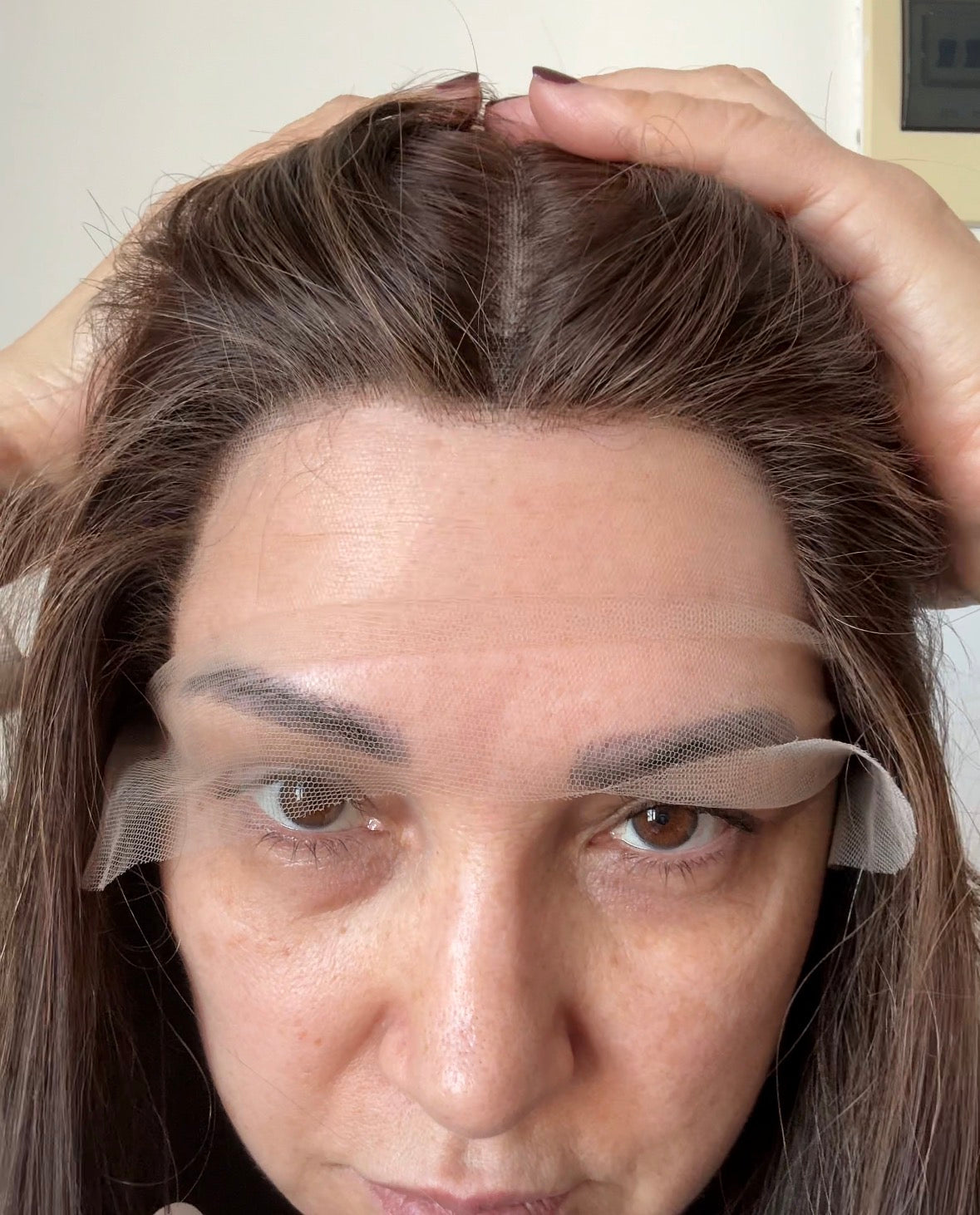 Medium Brown Lace Top Wig