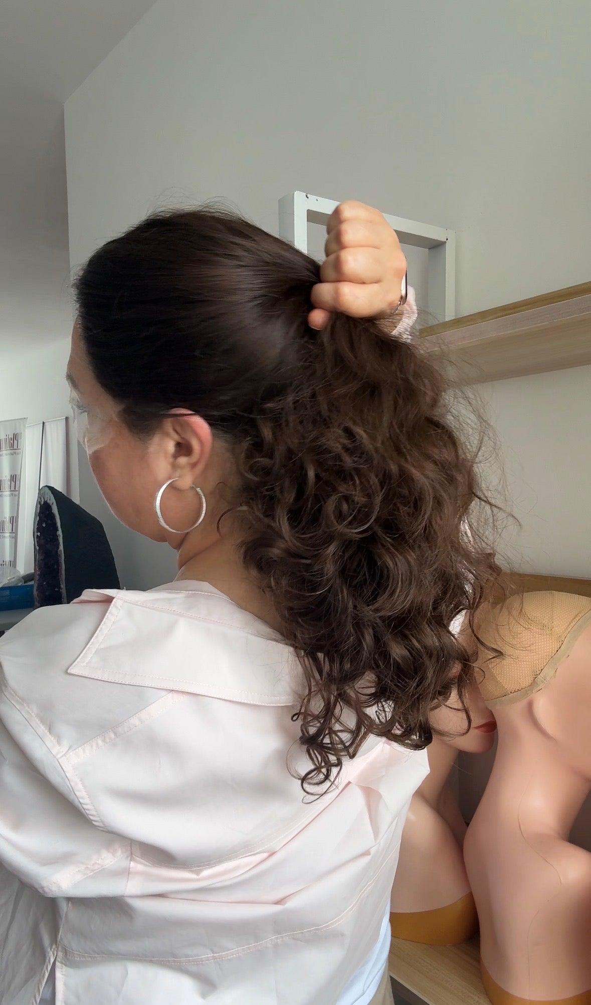 RUSSIAN/SLAVIC VIRGIN HAIR NATURAL CURLY WIG