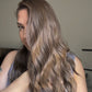 FEATHERLITE/ULTRA LIGHT SILK TOPPER-LIGHT BROWN