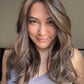 MEDIUM BROWN ASHY BALAYAGE TOPPER