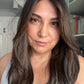 DARK BEOWN/SOFT BLACK VIRGIN TOPPER WITH ASHY RIBBON BALAYAGE