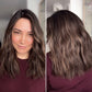 MEDIUM TO DARK BROWN ASHY BALAYAGE TOPPER