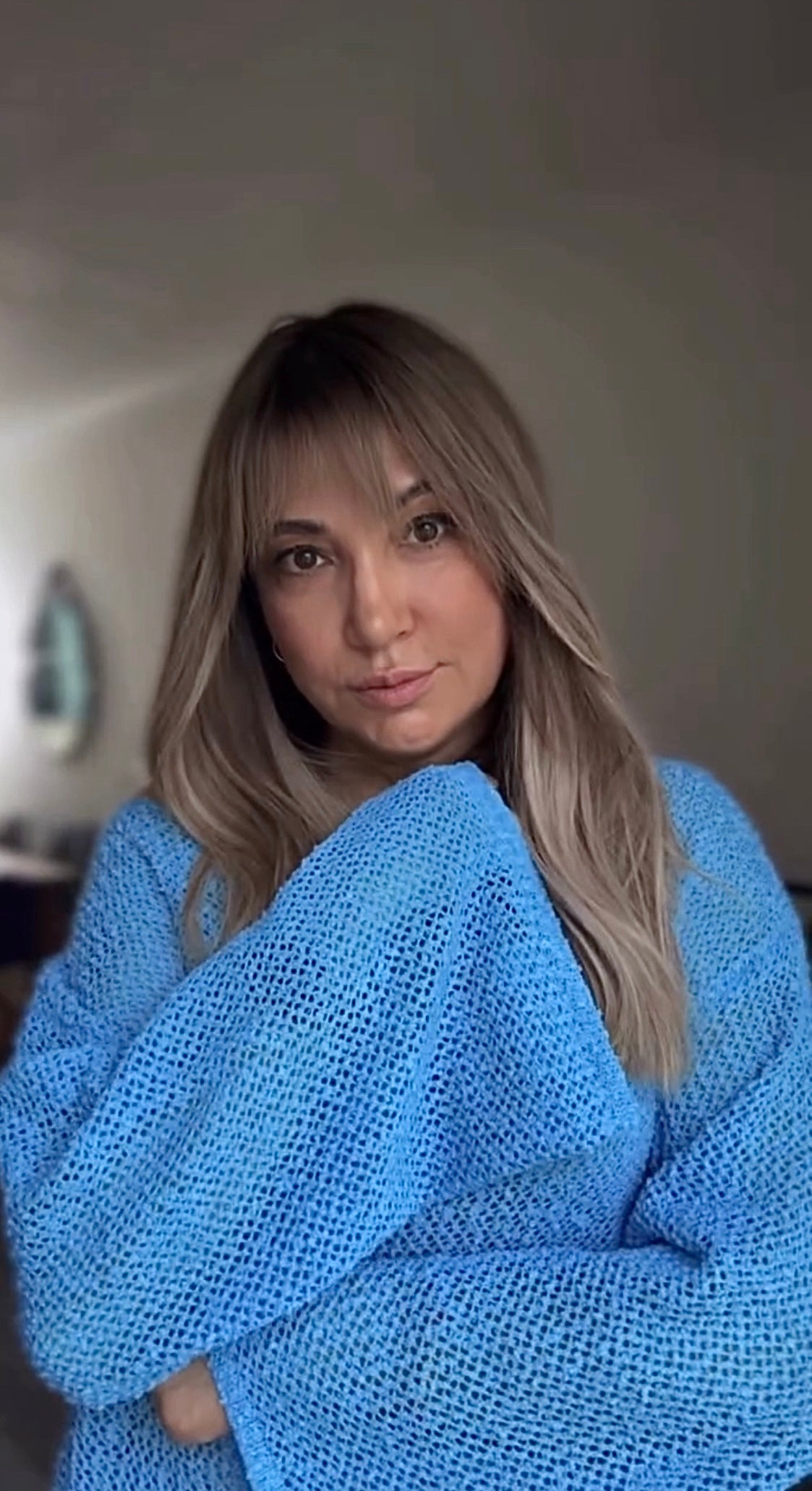 FEATHERLITE ASHY BLONDE BALAYAGE TOPPER