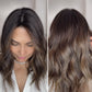 FEATHERLITE DARK BROWN ASHY BALAYAGE TOPPER