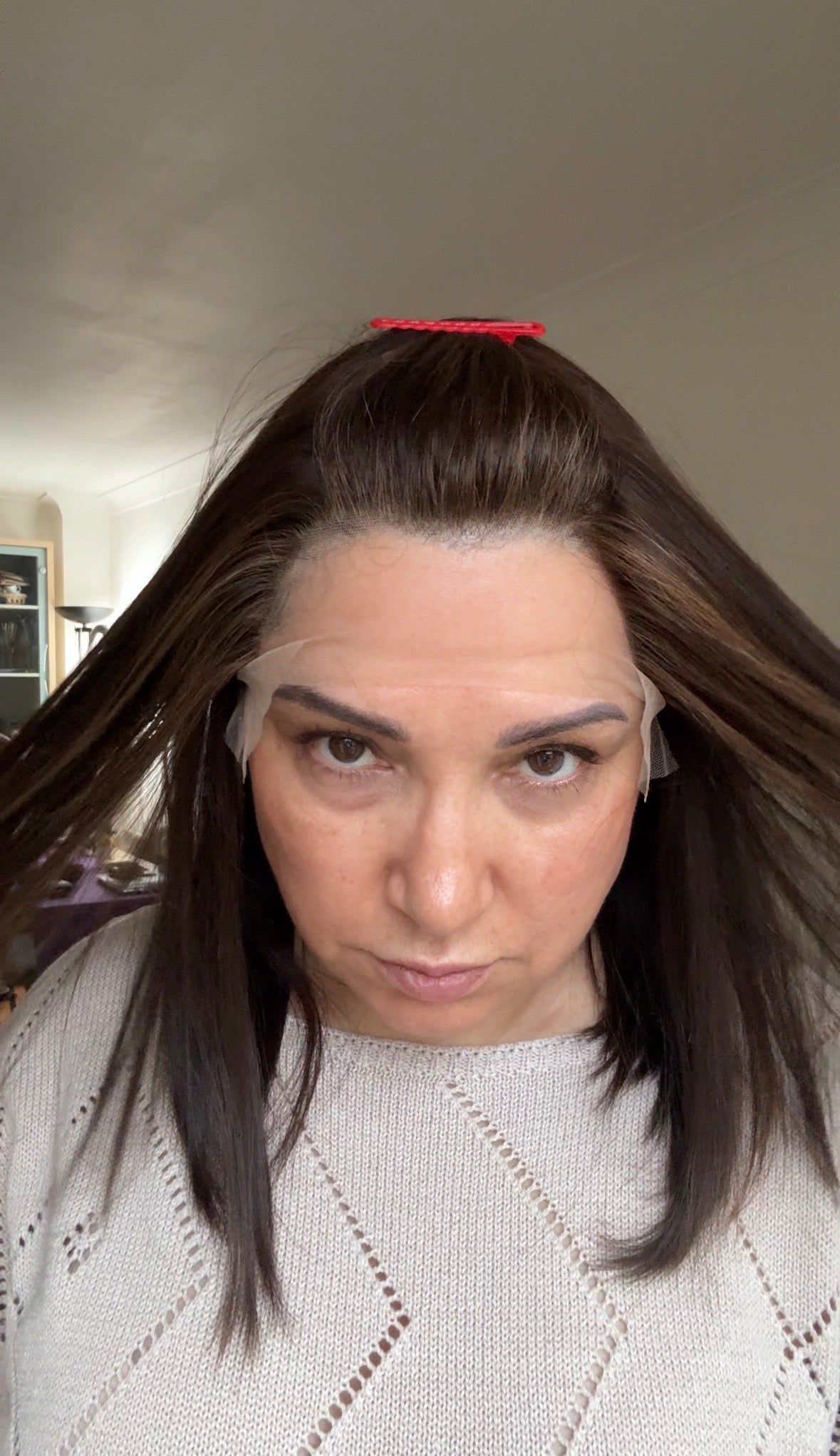 Medium Brown Lace Top Wig