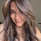 MEDIUM BROWN ASHY BALAYAGE TOPPER