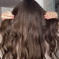 LIGHT BROWN TOPPER WITH SOFT SUBTLE CARAMEL BALAYAGE