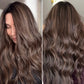 DARK BROWN BALAYAGE/HIGHLIGHTED TOPPER