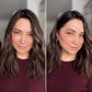 MEDIUM TO DARK BROWN ASHY BALAYAGE TOPPER