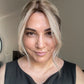 ASH BLONDE TOPPER WITH SUBTLE SOFT ROOT SHADOW