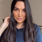 DARKEST BROWN/SOFT BLACK VIRGIN HAIR TOPPER