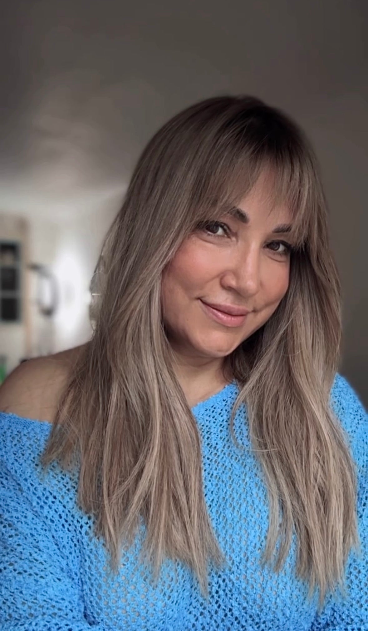 FEATHERLITE ASHY BLONDE BALAYAGE TOPPER