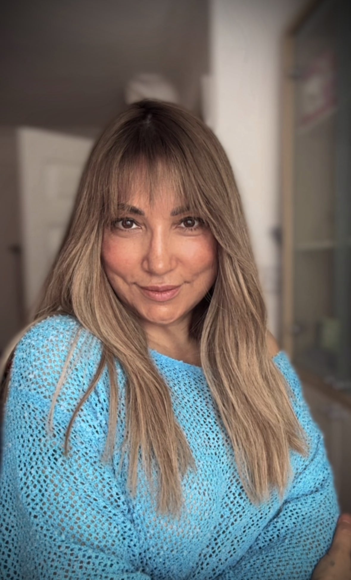 FEATHERLITE ASHY BLONDE BALAYAGE TOPPER