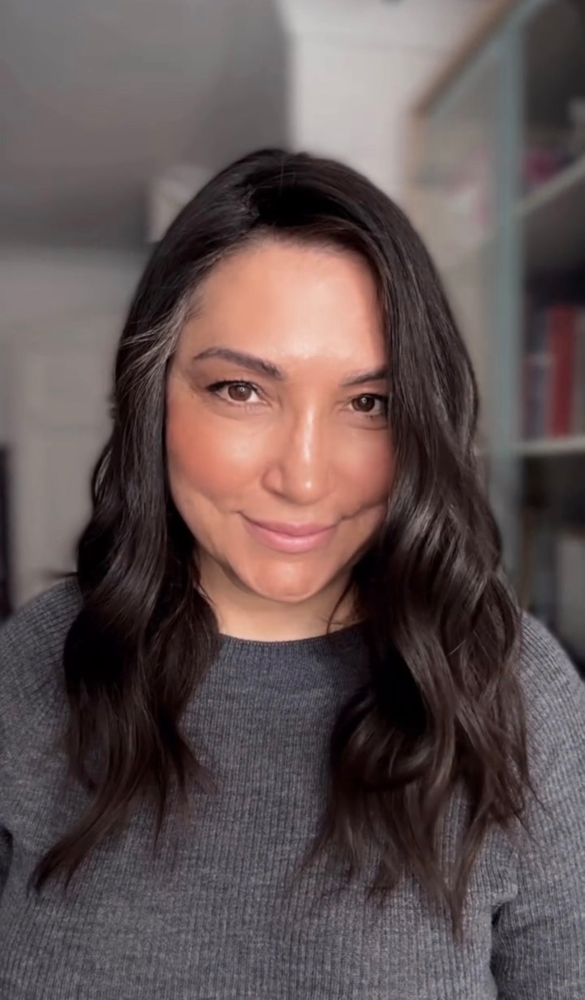 DARKEST BROWN VIRGIN SILK TOPPER