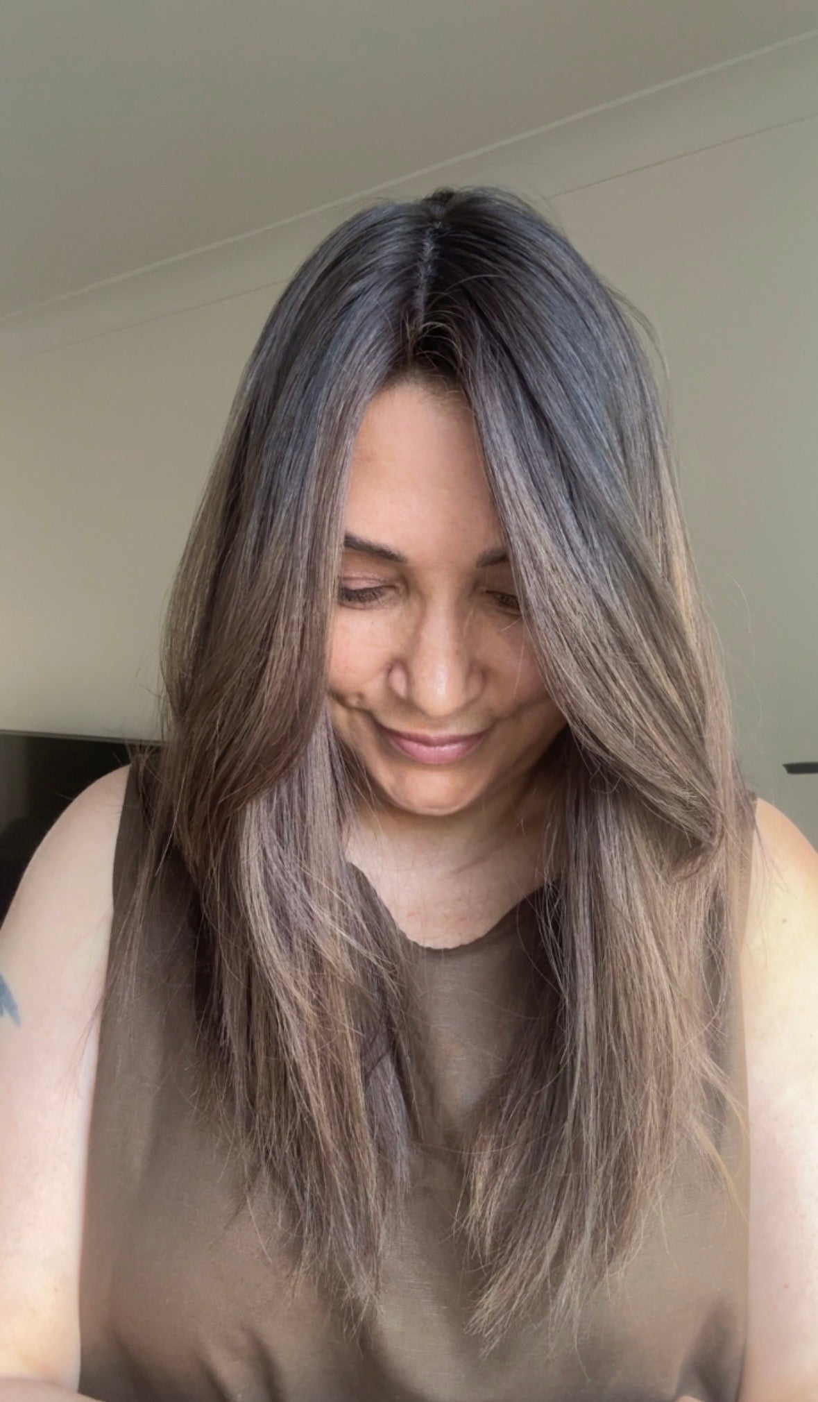 ASHY BALAYAGE SILK TOPPER/HIGHER DENSITY