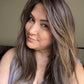 MEDIUM BROWN ASHY BALAYAGE TOPPER