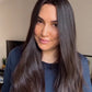 DARKEST BROWN/SOFT BLACK VIRGIN HAIR TOPPER