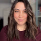 MEDIUM TO DARK BROWN ASHY BALAYAGE TOPPER
