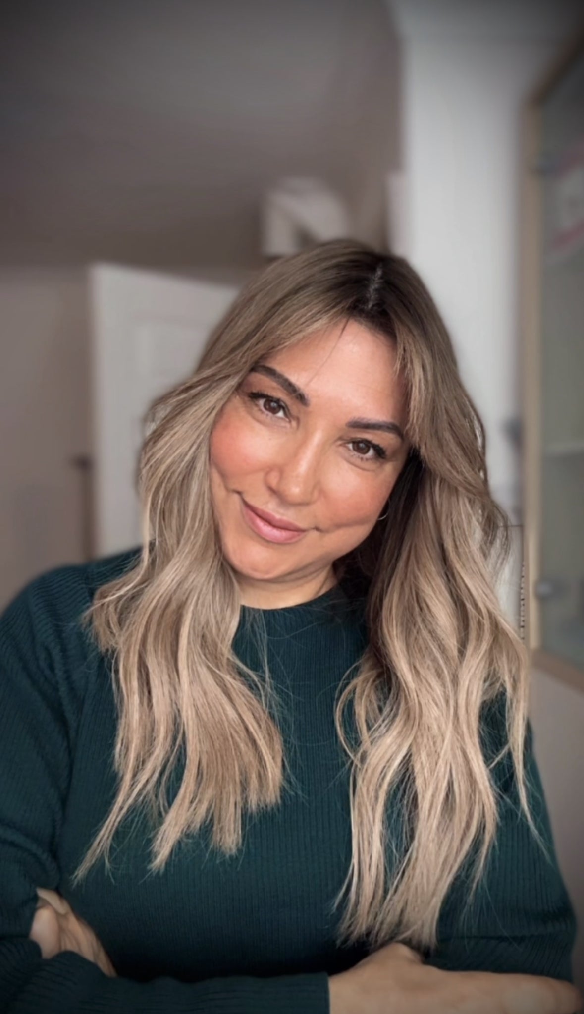 FEATHERLITE ASHY BLONDE BALAYAGE TOPPER