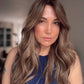 Featherlite Light Brown Topper With Soft Balayage