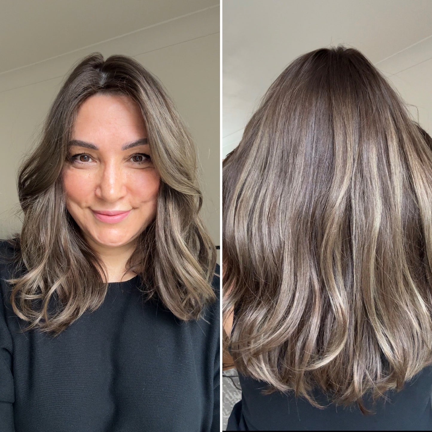 PREMIUM COLLECTION RUSSIAN/SLAVIC VIRGIN HAIR BASE ASHY BALAYAGE TOPPER