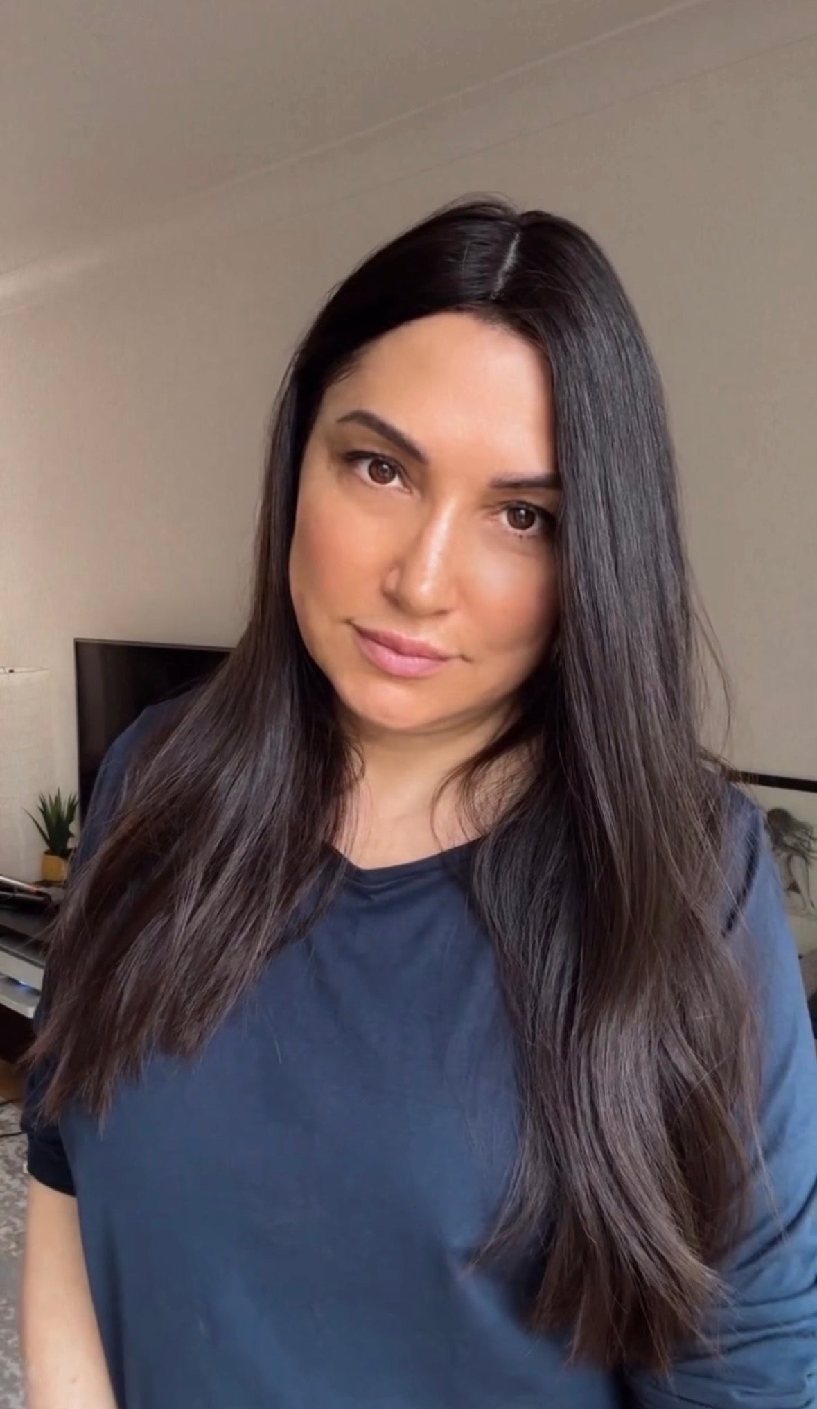DARKEST BROWN/SOFT BLACK VIRGIN HAIR TOPPER