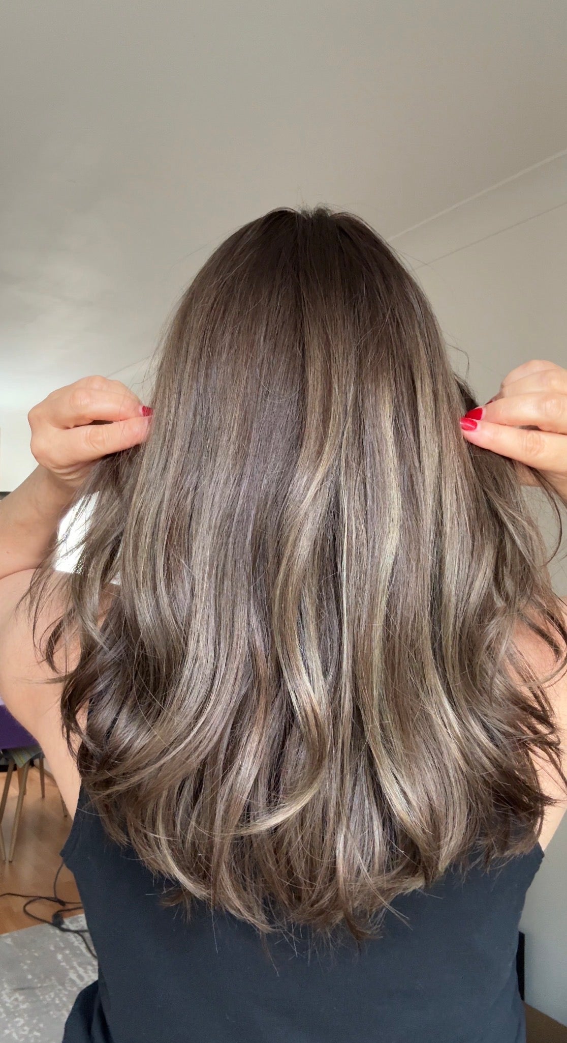 PREMIUM COLLECTION RUSSIAN/SLAVIC VIRGIN HAIR BASE ASHY BALAYAGE TOPPER