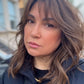 SOFT LAYERED LOB WITH CURTAIN BANGS