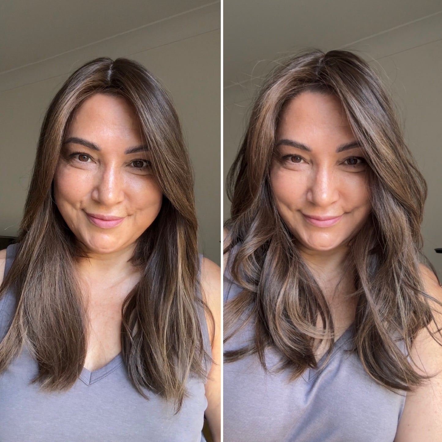 MEDIUM BROWN ASHY BALAYAGE TOPPER