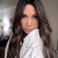 DARK BROWN ASHY BALAYAGE TOPPER