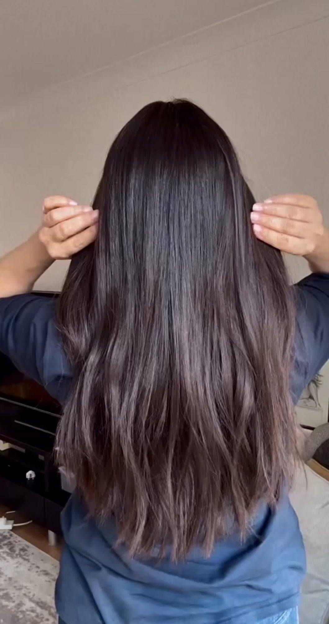 DARKEST BROWN/SOFT BLACK VIRGIN HAIR TOPPER