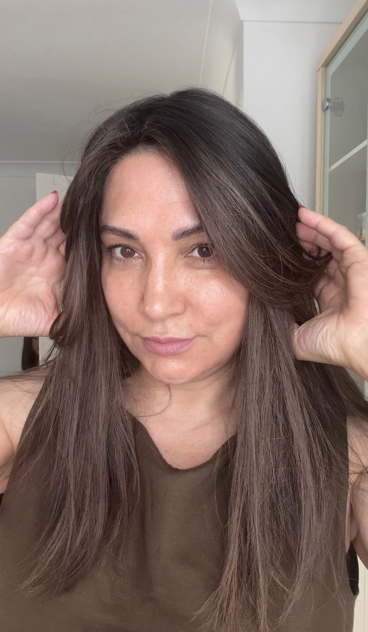 ASHY BALAYAGE SILK TOPPER/HIGHER DENSITY